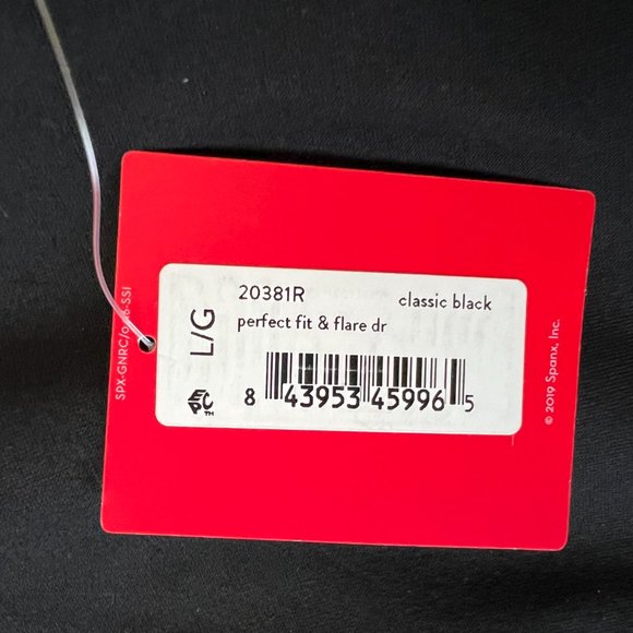 NEW Spanx Perfect Fit & Flare Minidress Black - Picture 7 of 16